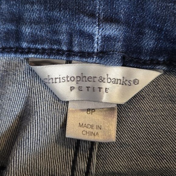 Christopher And Banks Jeans. Size 8P - Picture 4 of 7